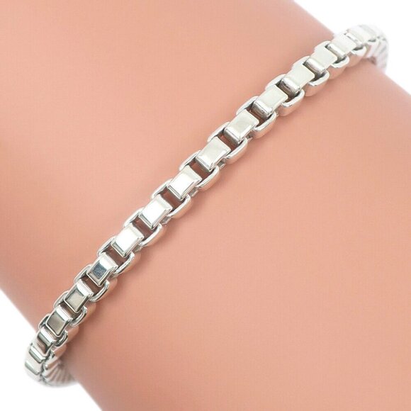 TIFFANY&Co. Venetian Bracelet Silver925 15.8g Women - Picture 1 of 8